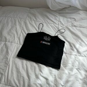 🖤 Black NASCAR cami crop top 🖤